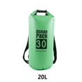 thumbnail image 4 of Waterproof Bags Multifunctional Outdoor Backpack Large-Capacity Equipment Foldable Kayak Rafting Bag Pool Beach Sports Green 20L Shoulders, 4 of 9
