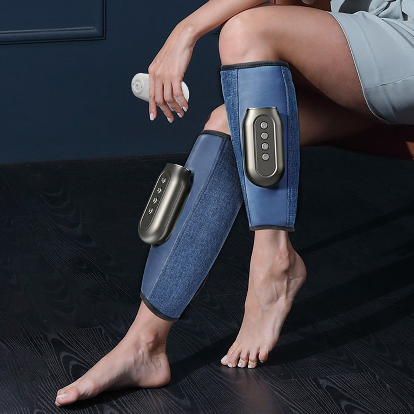 PEONAVET Massage des Jambes Masseurs de Jambes Instrument de Beauté des Jambes Multifonctionnel Masseurs de Mollets Rechargeables Télécommande Sans Fil Mode Trois Vitesses