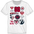 thumbnail image 2 of Authentic Superman Metropolis Truth Multiple Logo Styles Mens White T-Shirt Tee Shirt, 2 of 2