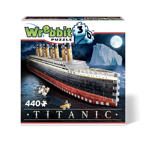 WREBBIT 3D - Titanic 3D Jigsaw Puzzle - 440 Pieces