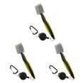 thumbnail image 4 of Ruiboury Golf Club Brush Portable Handheld Replacement Double-sided Ball Shoe Brushes Yellow with Lid 3Set, 4 of 6