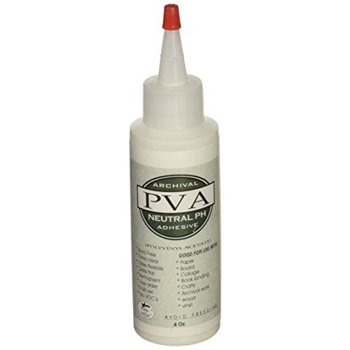 Tran Products Glue, PVA Neutral pH Adhesive, 4 oz