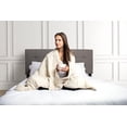 thumbnail image 1 of Safdie & Co. Weighted Blanket Taupe, 1 of 3