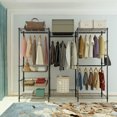 thumbnail image 2 of Closet System Organizer White With Sliding Baskets-Black, 2 of 4