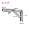 thumbnail image 2 of 8/10/12inch RV Folding Bracket Stainless Steel Triangle Storage Rack Fixed Brackets Campervan Motorhome RV Accessories ,Durable Material, 2 of 7