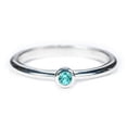 thumbnail image 3 of Classic Bezel Set Birthstone Ring - Blue Topaz (December), 3 of 4