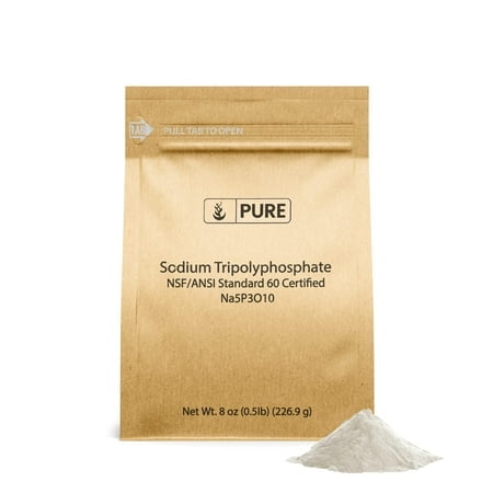 Pure Original Ingredients Sodium Tripolyphosphate (8 Oz) Powerful Cleaning Agent Water Softener Laundry Additive