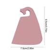 thumbnail image 3 of Dvkptbk plastic scraper Kitchen Cleaning Silicone Scraper Cleaning Tool for the Periphery of the Stove Pan Degreasing Scraper Multi Functional Silicone Soft Scraper, 3 of 6