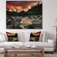 thumbnail image 4 of Design Art - Rocky Mountain River at Sunset, 4 of 5