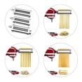 thumbnail image 3 of Qualitygoods Appareil à Pâtes en Acier Inoxydable, Rouleau à Spaghetti, Mélangeur de Type Vertical, Accessoire de Remplacement pour KitchenAid, 3 of 7