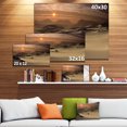 thumbnail image 3 of Beautiful Brown Fantasy Terrain - Landscape Canvas Art Print, 3 of 4