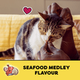 thumbnail image 4 of Temptations Seafood Medley Flavour Soft & Crunchy Adult Cat Treats, 4 of 10