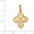 thumbnail image 2 of 14K Yellow Gold Four Way Medal Pendant, 2 of 2