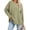 Green - Women T Shirt Sweatshirt, variant on CFLVAEK Waffle Knit Sweatshirts for Women Casual Solid Drop Shoulder Shirt Flowy Long Sleeve Going Out Shirts Oversized Crew Neck Ladies Fall Blouses