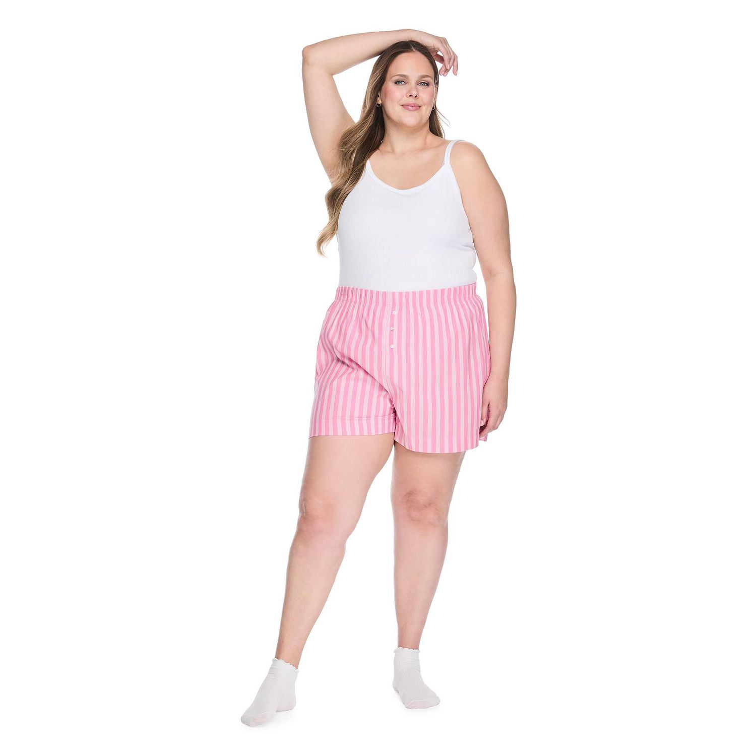 Lot de 2 caleçons boxers nuit George Plus pour femmes