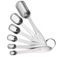 thumbnail image 2 of TIMIFIS Stainless Steel Spoon A Set Measuring Dry and Liquid Stainless Steel Measuring Spoon 6Pcs Serving Spoons Kitchen Gadgets, 2 of 8