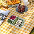thumbnail image 4 of Meitianfacai Bento Box Adult Lunch Box 3-Compartment Meal Prep Container For Kids Stackable Snack Containers For School And Travel Lunch Microwave Safe, 4 of 7