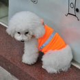 thumbnail image 3 of Dog Reflective Vest Adjustable Dog High Visibility Fluorescent Pet Vest Lightweight Life Jacket Dog Clothes Reflective Vest for Medium Dogs, 3 of 7