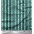thumbnail image 1 of Soimoi Georgette Viscose Fabric Geometric Sign,Triangle & Stripe Block Fabric Prints by Yard 42 Inch Wide, 1 of 2