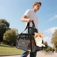 thumbnail image 4 of Portable Pet for Travel with Mesh Window and Comfortable Padding for Cats and Dogs, 4 of 5