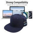 thumbnail image 4 of Removable Cap with Speaker, Adjustable Music Hat Cap, Outdoor Sports Baseball Cap, Snapback Hats for Men, Music Hat for Running, Cycling, Hiking, Skiing, 4 of 7