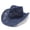 Navy, variant on GDREDA Hat Women Women Men Summer Western Cowboy Hat Shapeable Straw Hat Hollowed Out Sun Hat,Khaki