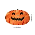 thumbnail image 3 of HHBEAUTY Halloween Bathroom Rug, Fall Pumpkin Bath Mat Water Absorbent Non-Slip Washable for Shower Tub Microfiber Washable Absorbent Carpet Autumn Halloween Thanksgiving Home Kitchen Decoration, 3 of 7