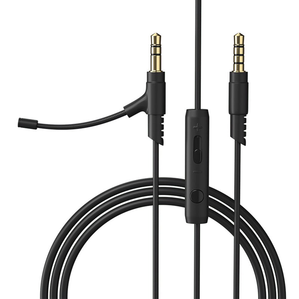 MesaSe Headset Mic Cable Boom Mic Audio Cable for Gaming Headphone