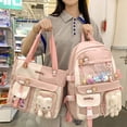 thumbnail image 2 of School Bag for Girls Primary School Student Backpack High School Student Large Capacity Backpack School Bag Two Pieces Backpack, 2 of 8