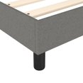 thumbnail image 5 of vidaXL Cadre de Lit Gris Foncé 100x203 cm Simple TG Tissu, 5 of 5