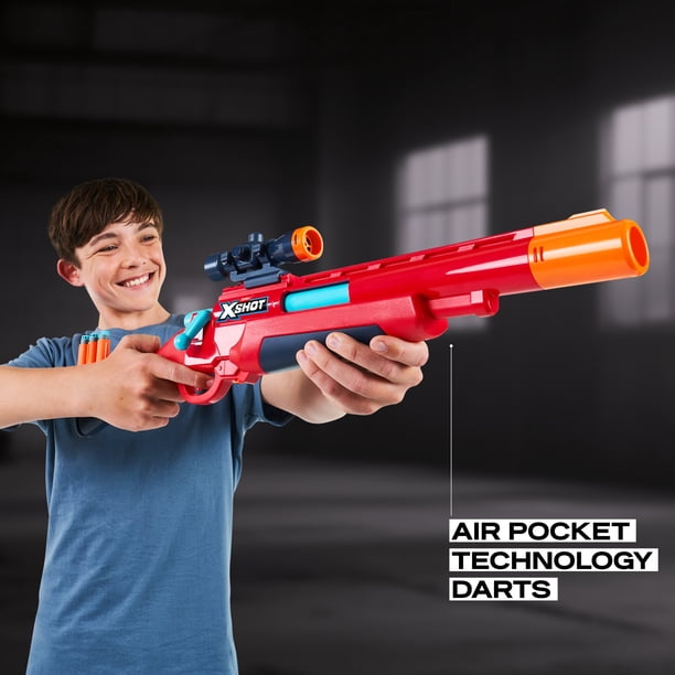 XSHOT Excel Ejector Shell by ZURU Outdoor Blaster with Scope, 8