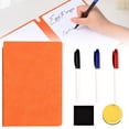 thumbnail image 1 of Tableau Portable Tableau Blanc Portable Petit Tableau Pliable Effaçable Réutilisable A5 pour Maison École Étude Réunion(Noir), 1 of 9