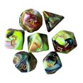 thumbnail image 4 of Ensemble de 7 Jeux Polyédriques Peints pour Adultes DND RPG, 4 of 8
