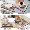 thumbnail image 5 of Washable Rubber Dish Drying Mats for Kitchen Counter Home Large Coffee Bar Pad Accessories and Decor for Utensils Stemware 19.5''''x12'''', 5 of 5