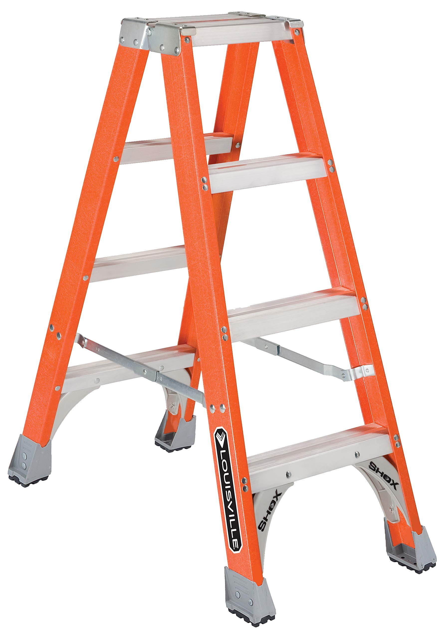 Louisville Ladder FM1504 Twin Stepladder, 4-Feet