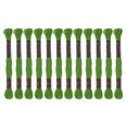 thumbnail image 1 of Unique Bargains Fil à Broder Vert, 8 m - 12 Écheveaux, 1 of 6