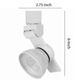 thumbnail image 5 of Benjara BM220696 12W Integrated LED Metal Track Fixture with Mesh Head, White, 5 of 5