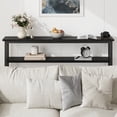 thumbnail image 2 of Narrow Console Table, 2-Tier Couch Table Behind Sofa, Small Entryway Table with Storage Display Shelves, for Hallway, Foyer, Living Room, Bedroom, 2 of 7