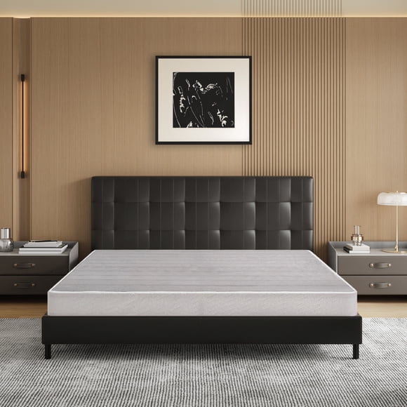 EGOHOME 5 inch Queen Size Metal Box Spring, Easy Assembly Mattress Foundation, 80"*60"*5"