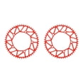 thumbnail image 1 of Youkk Alloy Crank set - Durable Precise Fit Smooth Operation - Guaranteed Compatibility Bicycles Crank 52T red 2Set, 1 of 6