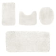 thumbnail image 2 of Meitianfacai Solid Color Bath Mats 4 Set Bathroom Rugs For 4 Pcs Toilet Mats Universal Soft Comfortable Water Absorption Non-Slip Thick Machine Washable Easier To Dry Dark, 2 of 8