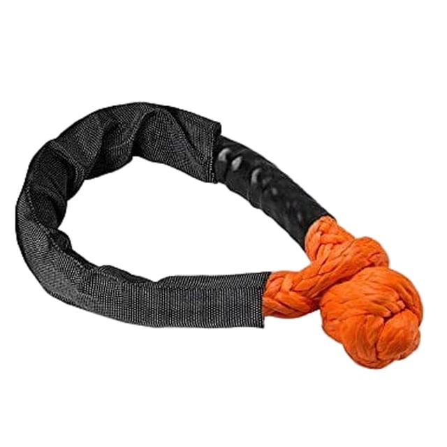 mmirethe Soft Shackle with Protective Cover Strong Carabiner Ring Pull 38000lbs Hitch Portable Towing Ropes for Orange
