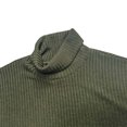 thumbnail image 4 of EGNMCR Men's Pullover Turtleneck Sweaters Solid Ribbed Knitted Pullover Turtleneck Sweater Base Shirt, Gifts for Men, 4 of 6