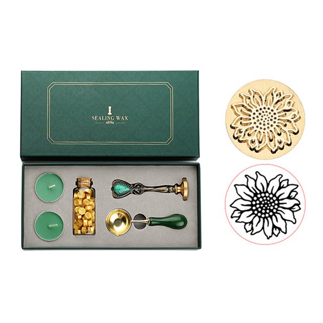 Zootealy Retro Letters Wax Seal Stamp Set Handmade DIY Envelope Seal Holiday Gift