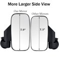 thumbnail image 4 of SPAUTO UTV Side View Mirrors (Pack of 2) For 1.6" - 2inch Roll Cage Bar, Universal Offroad Rear View Side Mirror for UTV High Impact Shatter-Proof Tempered Glass(Fits Driver and Pa, 4 of 4