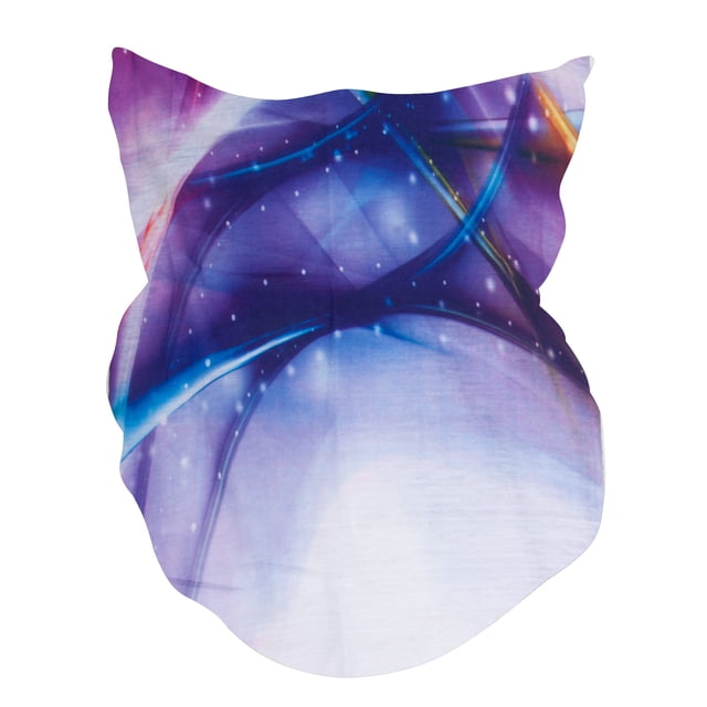 Top Headwear Face Covering Neck Gaiter - Purple Galaxy