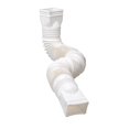 thumbnail image 1 of Amerimax White Flexible Downspout Extension Gutter Connector Rainwater Drainage, 1 of 5