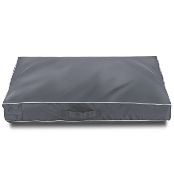 Chinchilla Housse de Lit pour Chien Imperméable Lavable avec Ouverture à Glissière Housse de Remplacement Universelle pour Lit de Chien. Housse Seulement (TTTG Gris)
