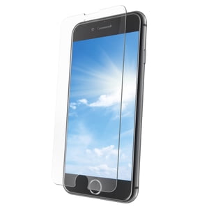 Onn. Corning Protecteur d'écran en verre pour iPhone 6/6s/7/8/SE 2020/SE 2022 Protecteur d'écran, fabriqué avec du verre durable par Corning®, avec plateau d'application facile avancé