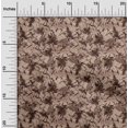 thumbnail image 2 of oneOone Cotton Silk Brown Fabric Abstract Floral Sewing Material Print Fabric By The Yard 42 Inch Wide-1ra, 2 of 5